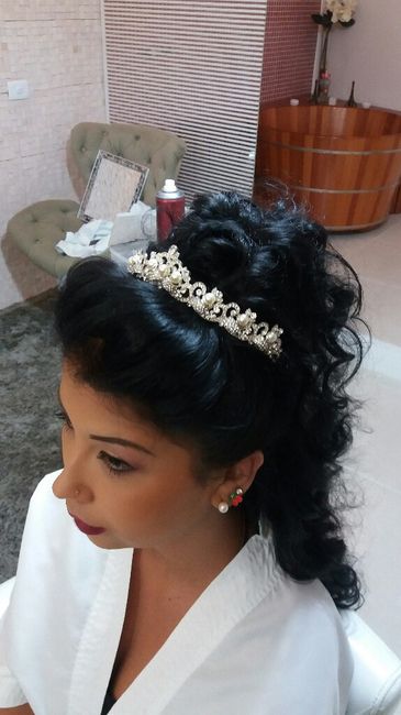Enfim o teste do penteado - 1