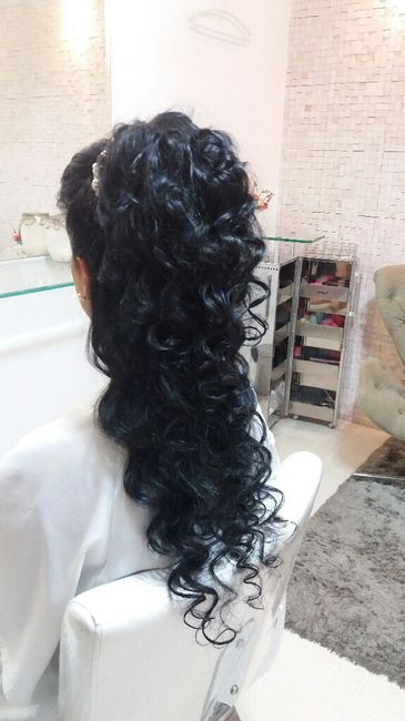 Enfim o teste do penteado - 2