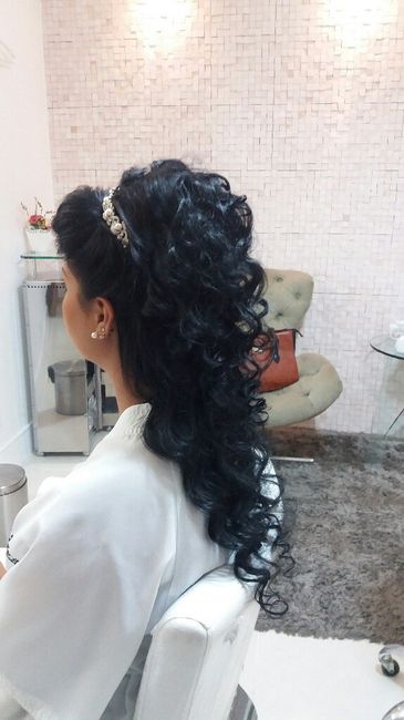 Enfim o teste do penteado - 3