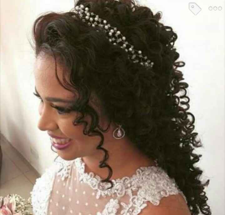 Penteados no dia do casamento: solto,  meio solto  ou totalmente preso ? - 2