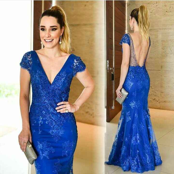 InspiraÇÃo: vestidos de madrinha tons de azul escuro - 6