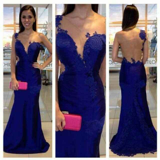 InspiraÇÃo: vestidos de madrinha tons de azul escuro - 17