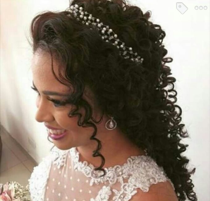 Penteados no dia do casamento: solto,  meio solto  ou totalmente preso ? - 2