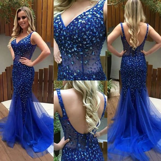 InspiraÇÃo: vestidos de madrinha tons de azul escuro - 4