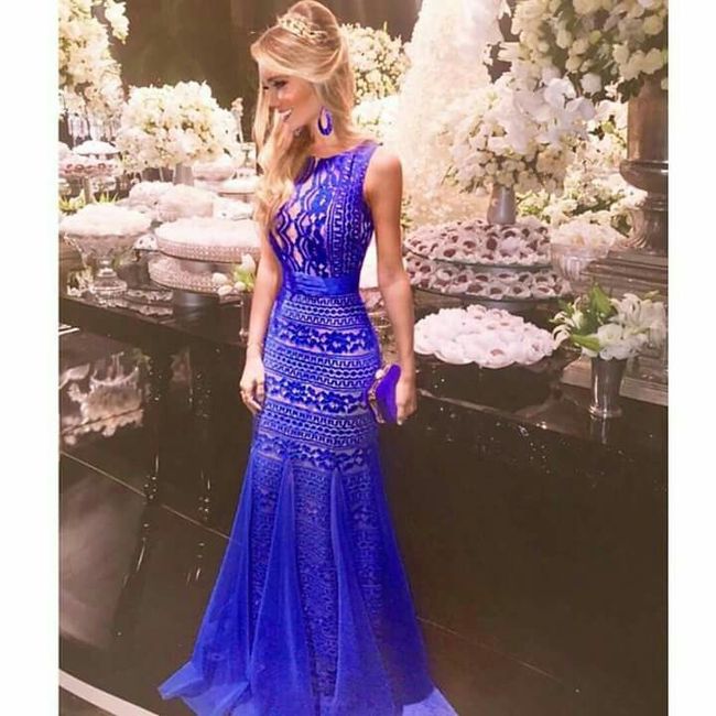 InspiraÇÃo: vestidos de madrinha tons de azul escuro - 9