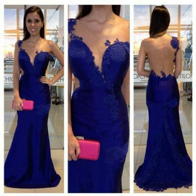 InspiraÇÃo: vestidos de madrinha tons de azul escuro - 17