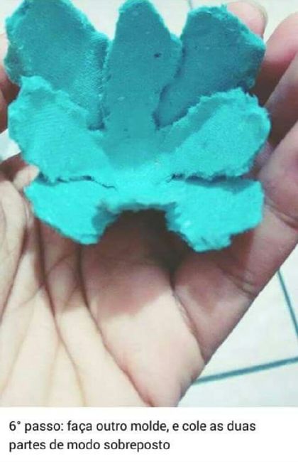 Diy: como fazer flores e luminÁria com caixa de ovo - 6