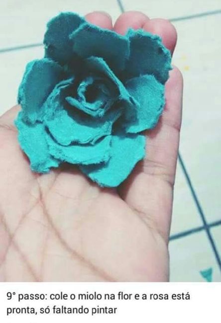 Diy: como fazer flores e luminÁria com caixa de ovo - 9