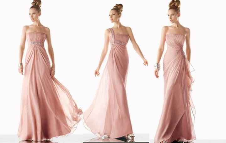 Vestido madrinhas- rosa cha
