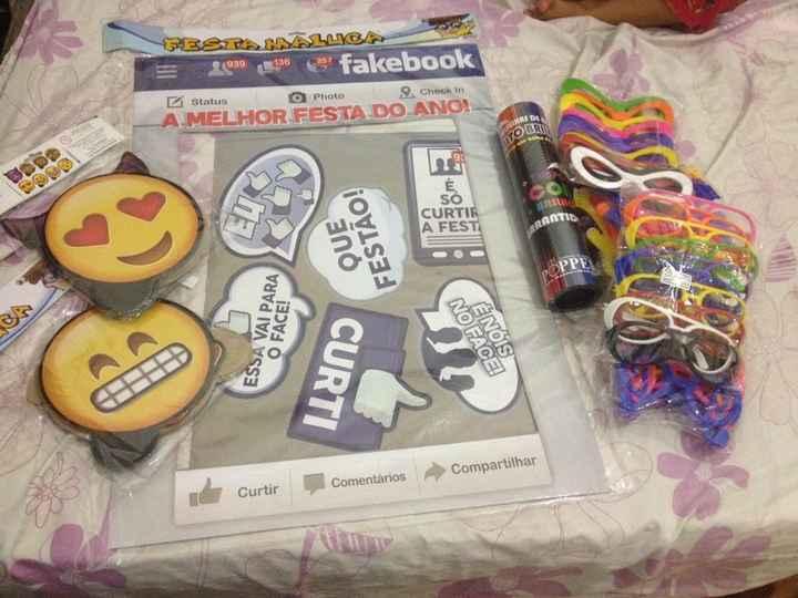 Kit festa e lembranças pros padrinhos tudo da 25 - 1