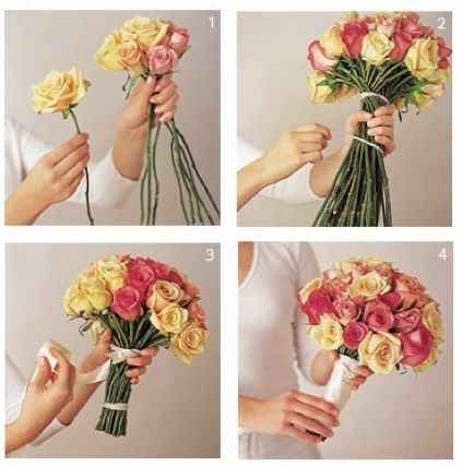 Diy- fazendo meu buquê - 1