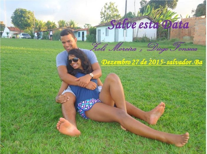 Save the date #casamentozelidiego