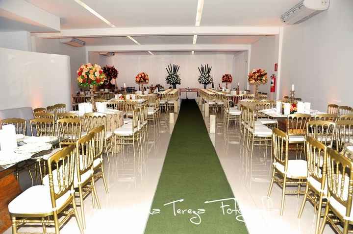 Casamento e recepção no mesmo local 1