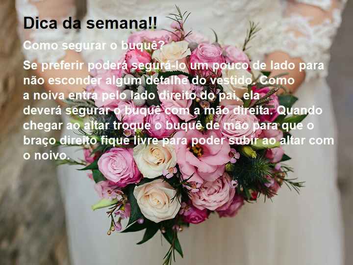 Dica da noiva Jéssica: Como segurar o buquê? - 1