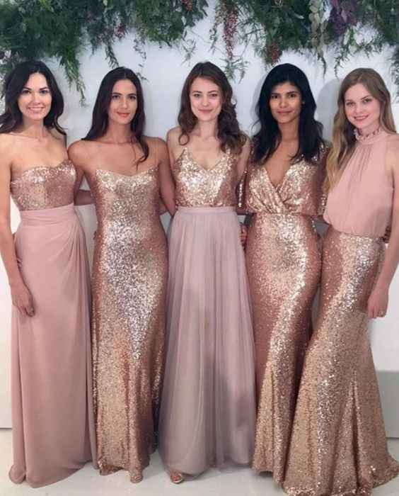 Madrinhas de Rose Gold