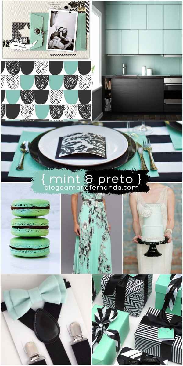 Paleta Mint e Preto