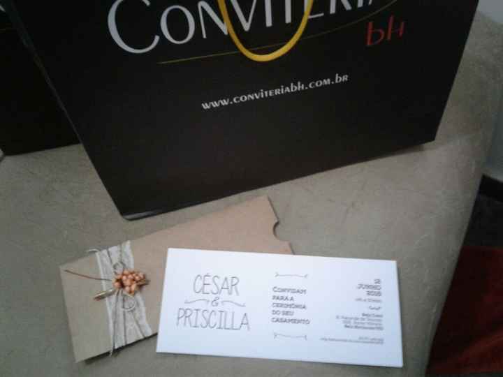 Meu convite chegou! - 1