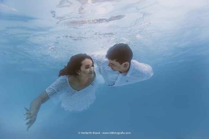 Pré Casamento subaquático 