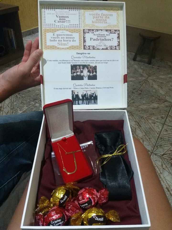  Caixa dos padrinhos pronta ! - 1