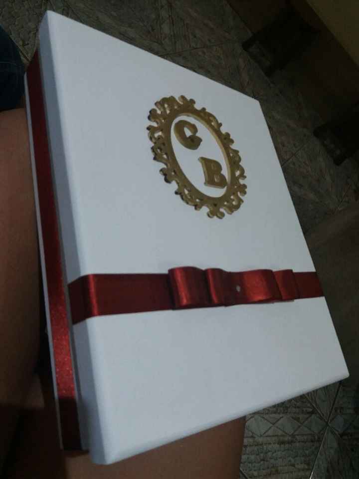  Caixa dos padrinhos pronta ! - 2