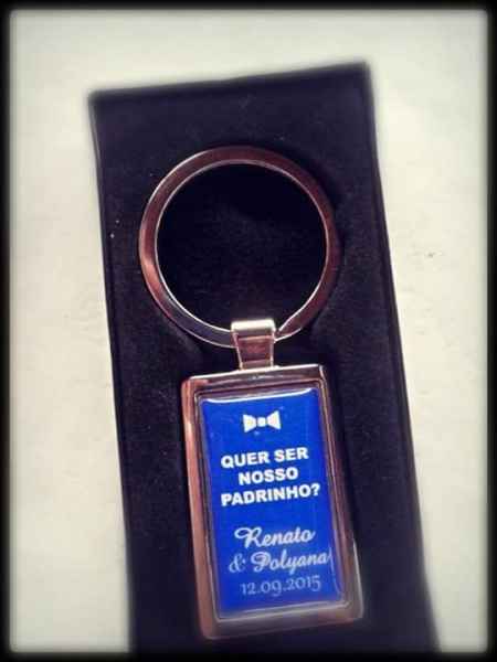 Lembrança para convidar padrinhos - 2