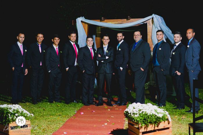 Padrinhos lindos e felizes