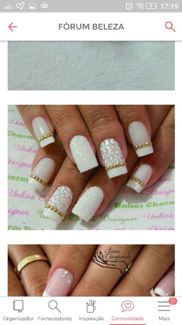 Unhas de noiva - 1