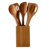 colheres de bambu