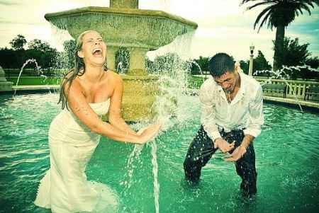 poses para trash the dress