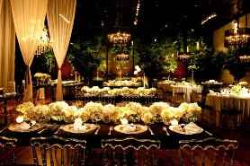 Decoração preto e dourado