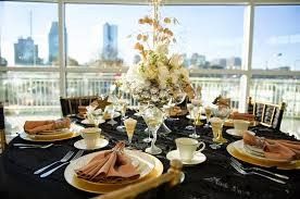 Decoração preto e dourado