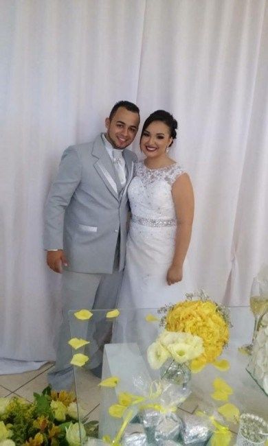 vestido de frente