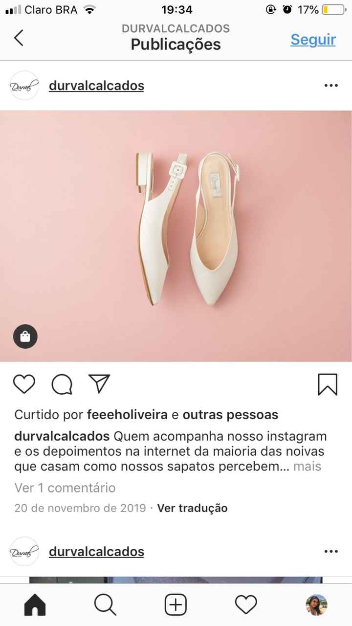 Meu sapato de noiva!  #vemver - 2