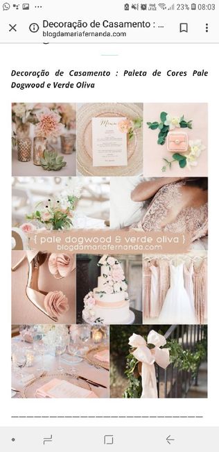 Escreva apenas a cor do seu casamento - 1