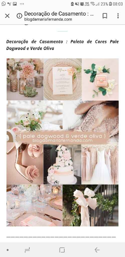 Escreva apenas a cor do seu casamento - 1