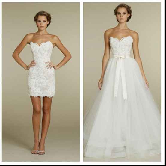 vestido com cauda removivel
