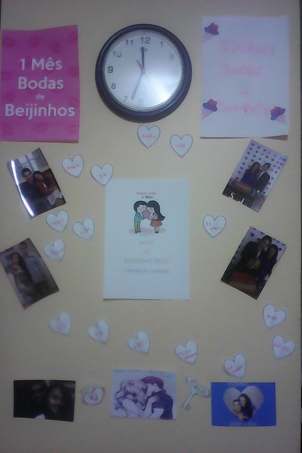Decoraçao com 1, 2 e 3 meses