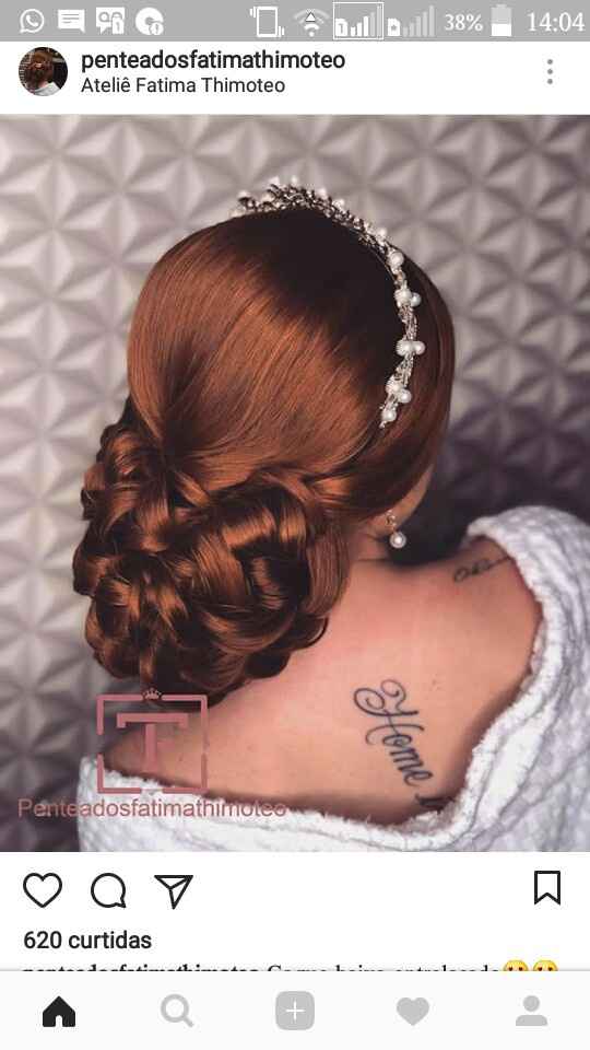 Qual será o tipo do penteado? - 1