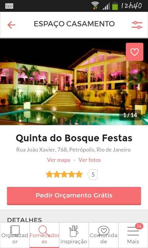 Meu espaco para a festa de casamento - 1