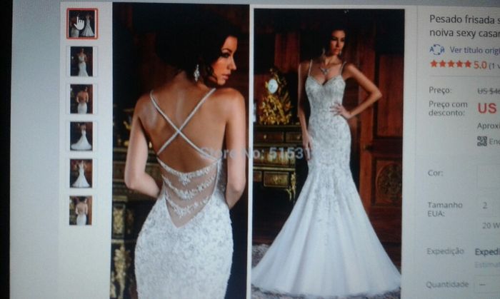 Meu vestido do aliexpress... - 1