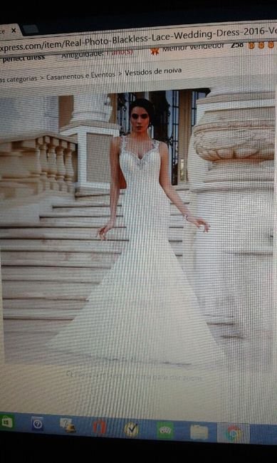 Meu vestido do aliexpress... - 2