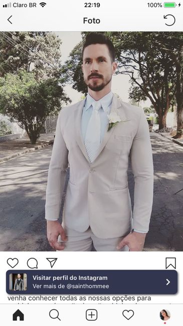 Roupa do noivo - 1