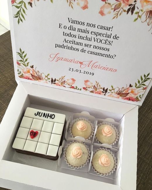 Convite dos padrinhos. - 1