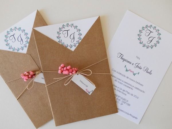 Meu convite de casamento #vemver! - 2
