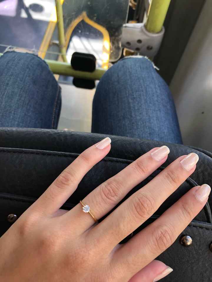 Anel de noivado 💍 - 1