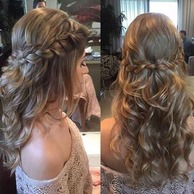 Penteado cabelo solto💕😍 - 2