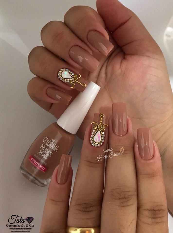 Casar com unhas marrom - 3