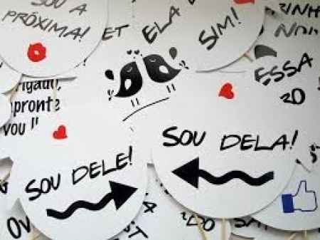 Plaquinhas para casamento