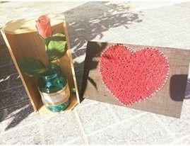 DIY - QUADRO CORAÇÃO