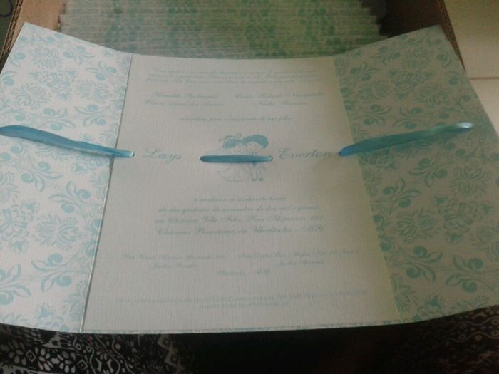 Projeto casamento ! meus convites de camento chegaram :) - 2